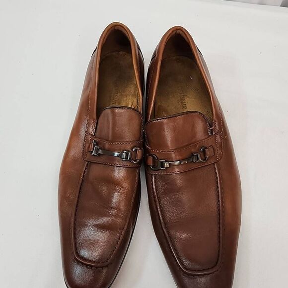 Florsheim Size 10 Men's Dress Shoe - Bit Loafer - Cognac M - Picture 10 of 10